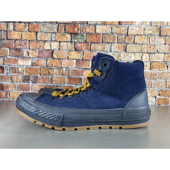 Converse CTAS Street Hiker Obsidian Navy Blue Suede 153663c US Men 8.5 Women 10 - Picture 5 of 9